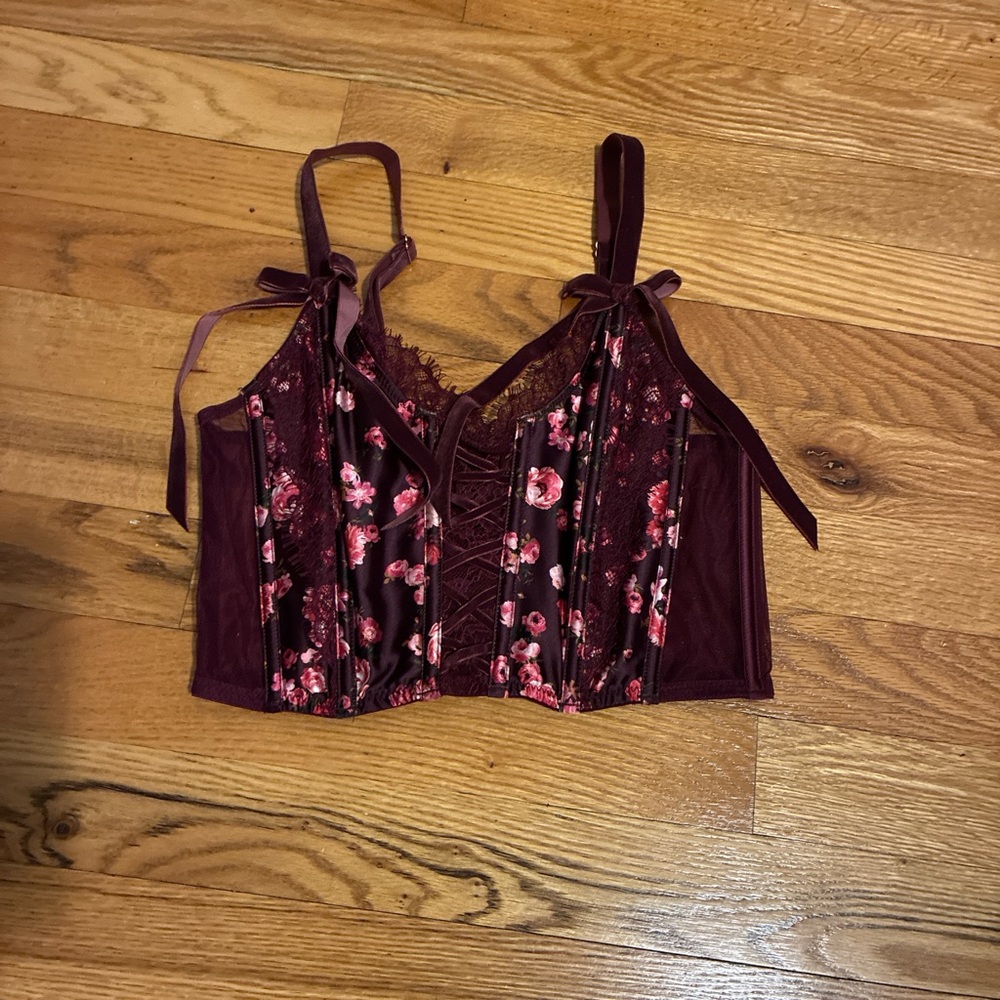 Victoria's Secret Floral Corset Top